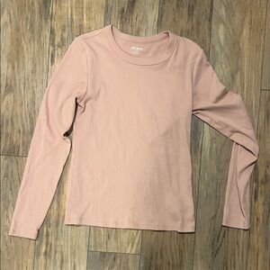 Old Navy Blush Long Sleeve Tee